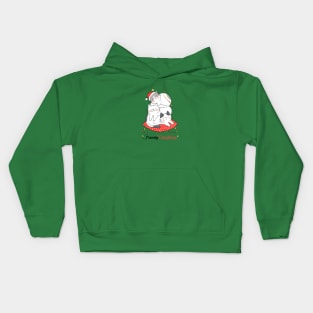 MEOWY CHRISTMAS Kids Hoodie